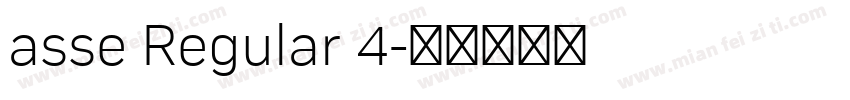 asse Regular 4字体转换